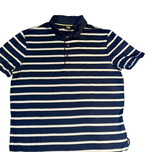 Polo Ralph Lauren Other - Hugo Boss Men’s XL Navy and White Striped Polo